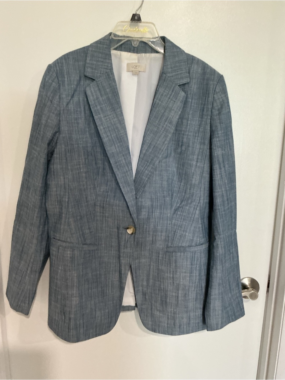 LOFT Blue-Grey Summer Suit & Shorts